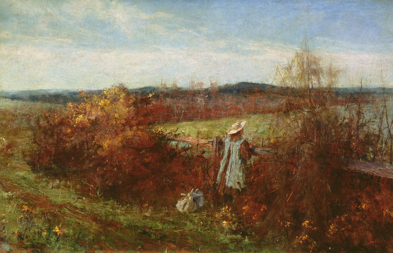 Girl in a Paddock by Jane Sutherland