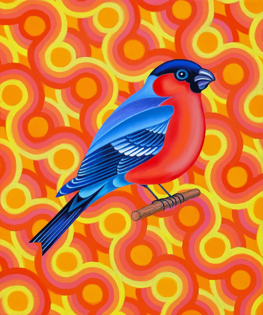 Bullfinch, 2023 by Jane Tattersfield