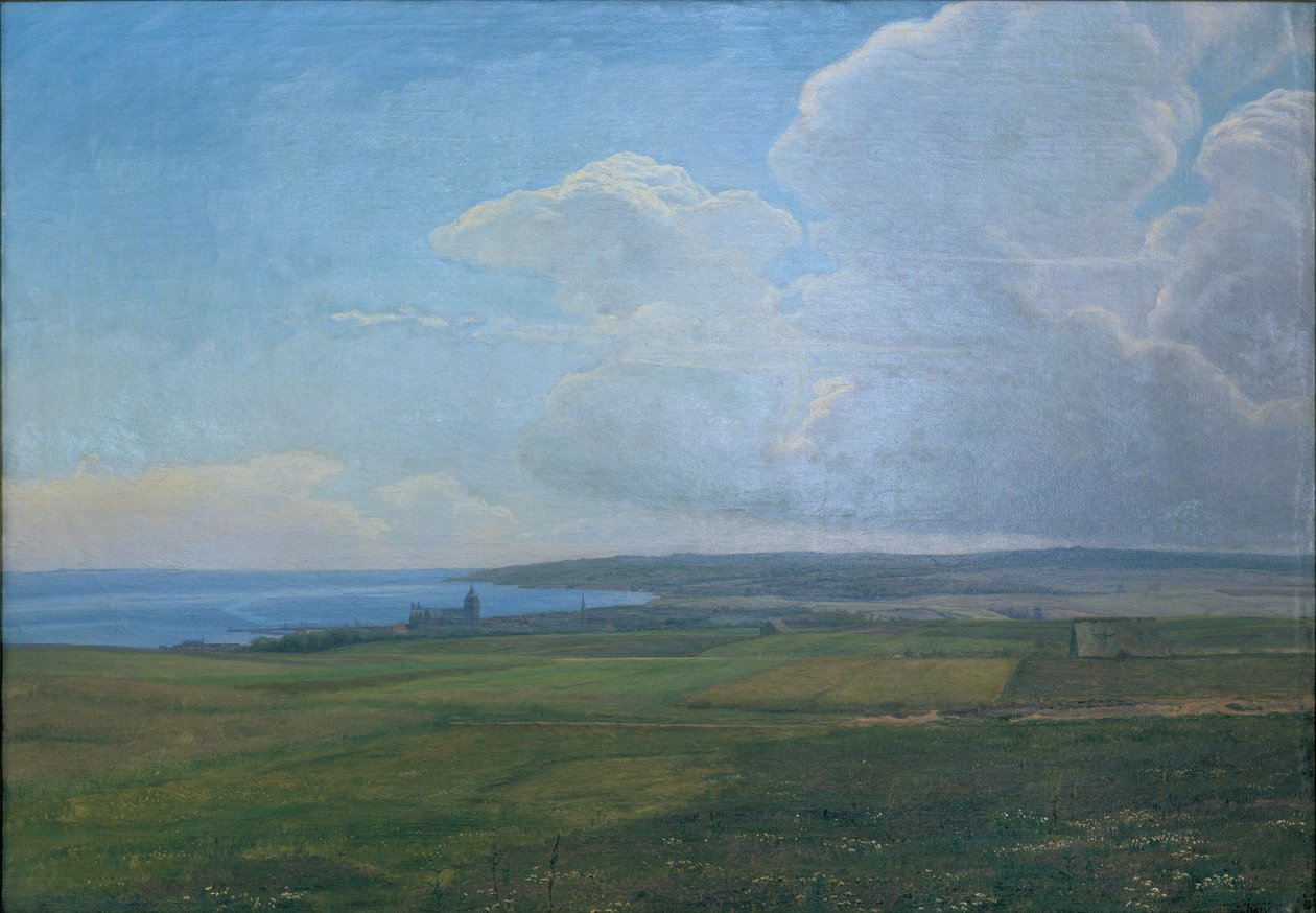 View towards Aarhus from Vorregård