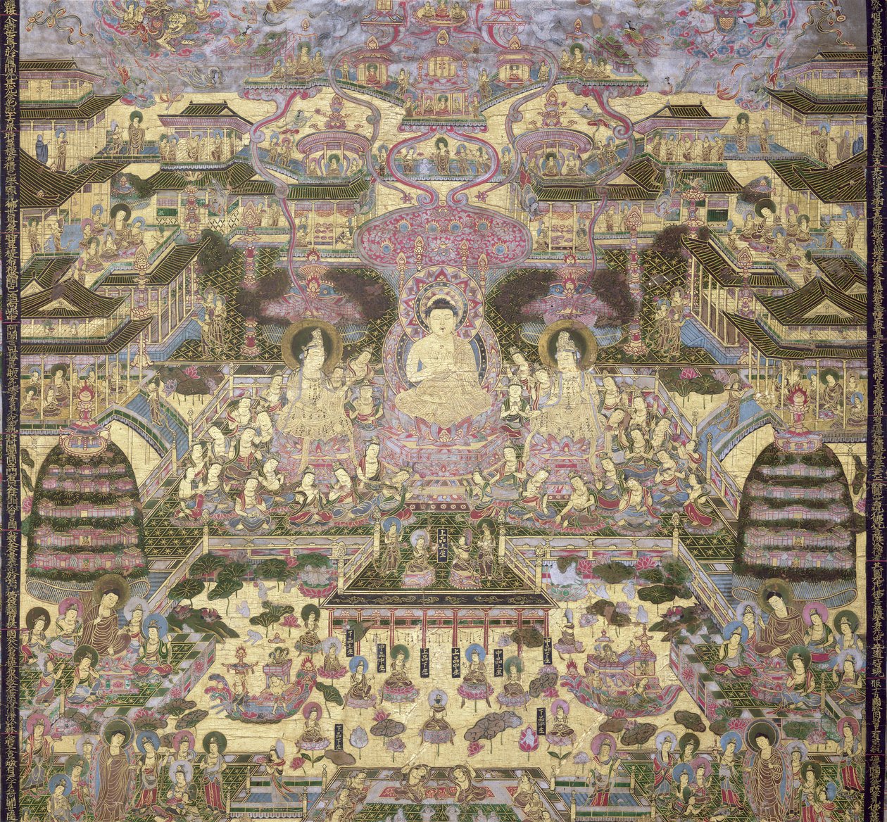 Depiction of Spiritual and Material Worlds by Japanese School