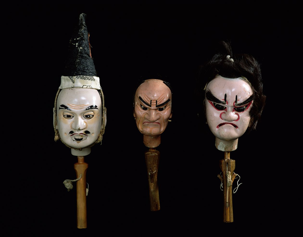 Banraku puppets by Japanese School