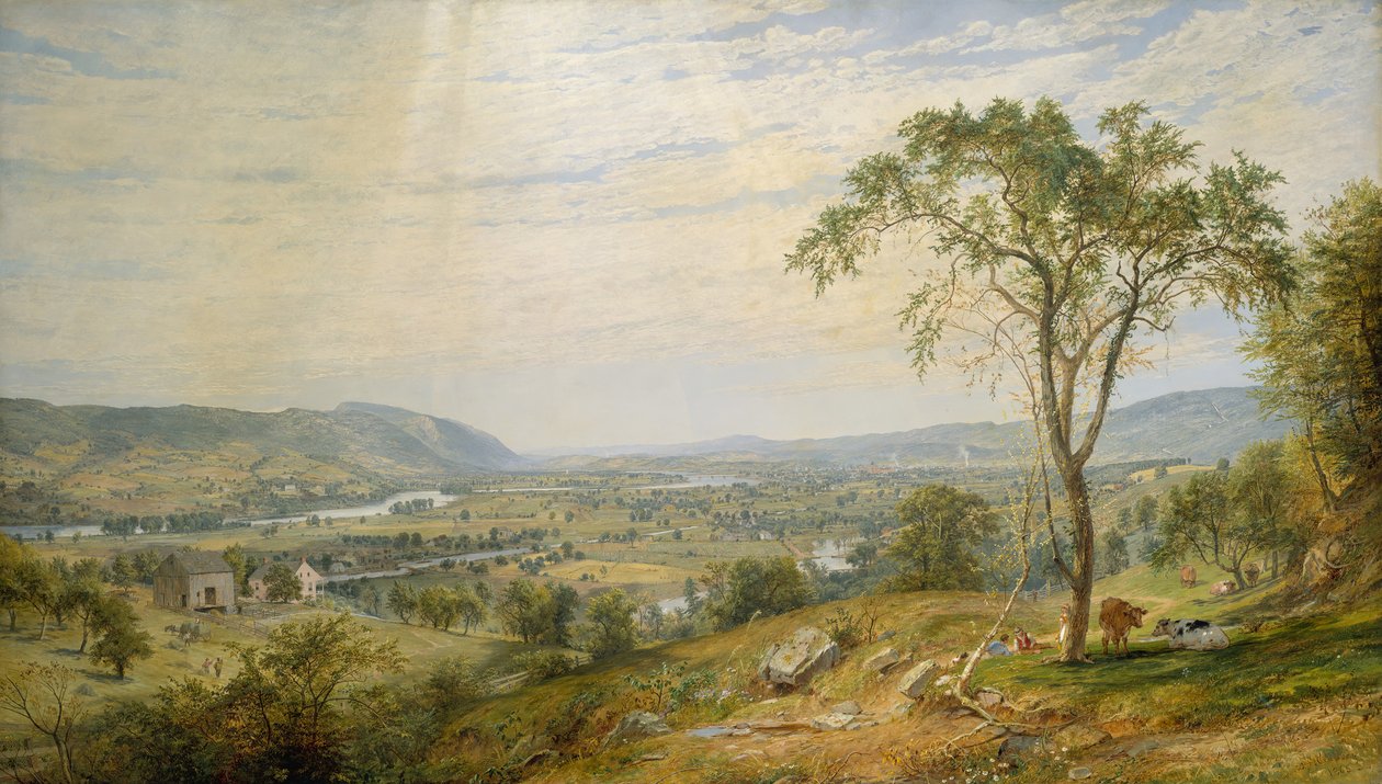 The Valley of Wyoming by Jasper Francis Cropsey