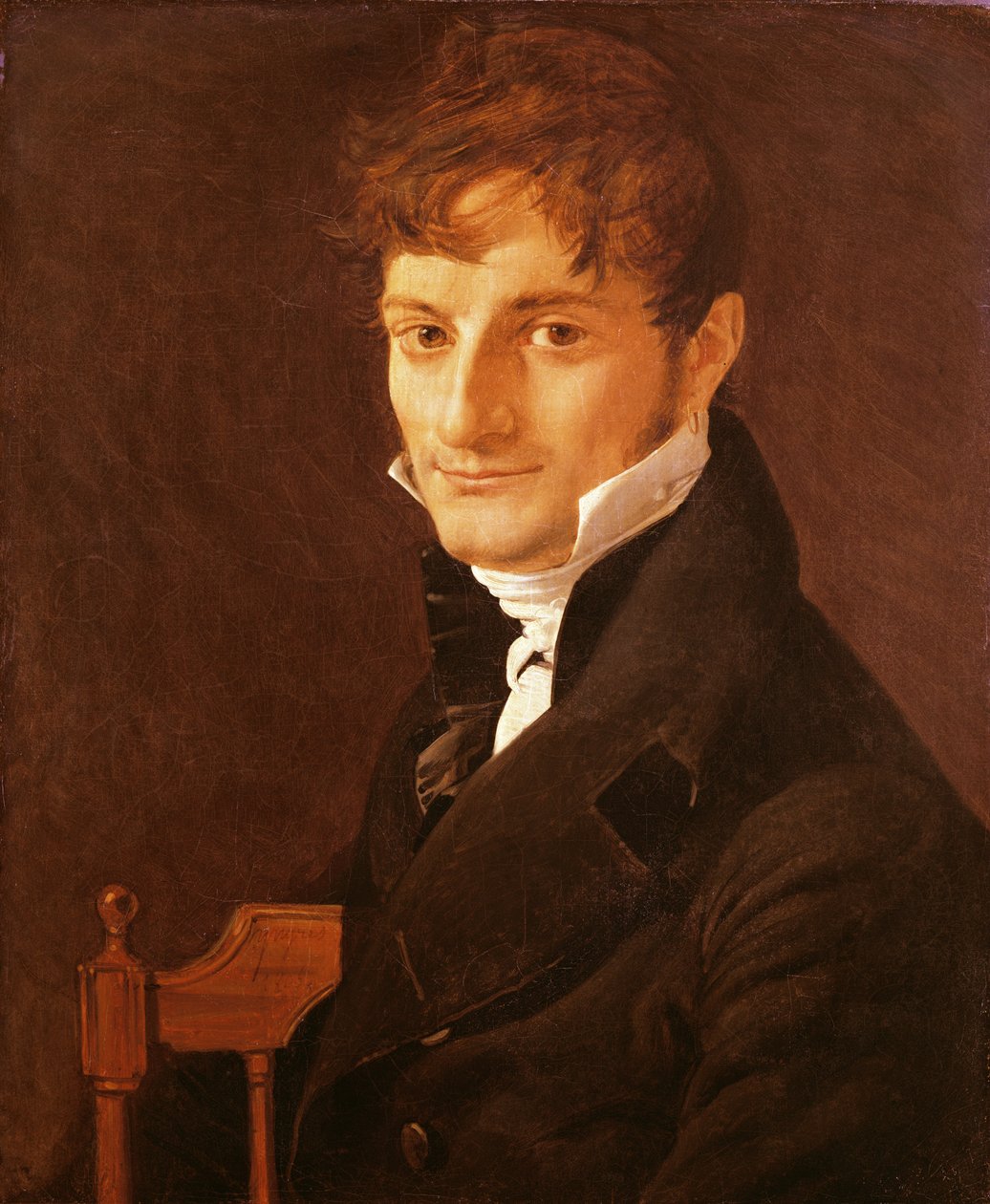 Portrait of Belvèze-Foulon, friend of the artist by Jean Auguste Dominique Ingres