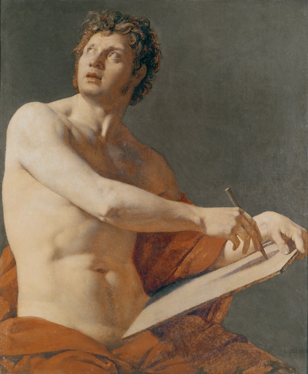 Portrait Study by Jean Auguste Dominique Ingres