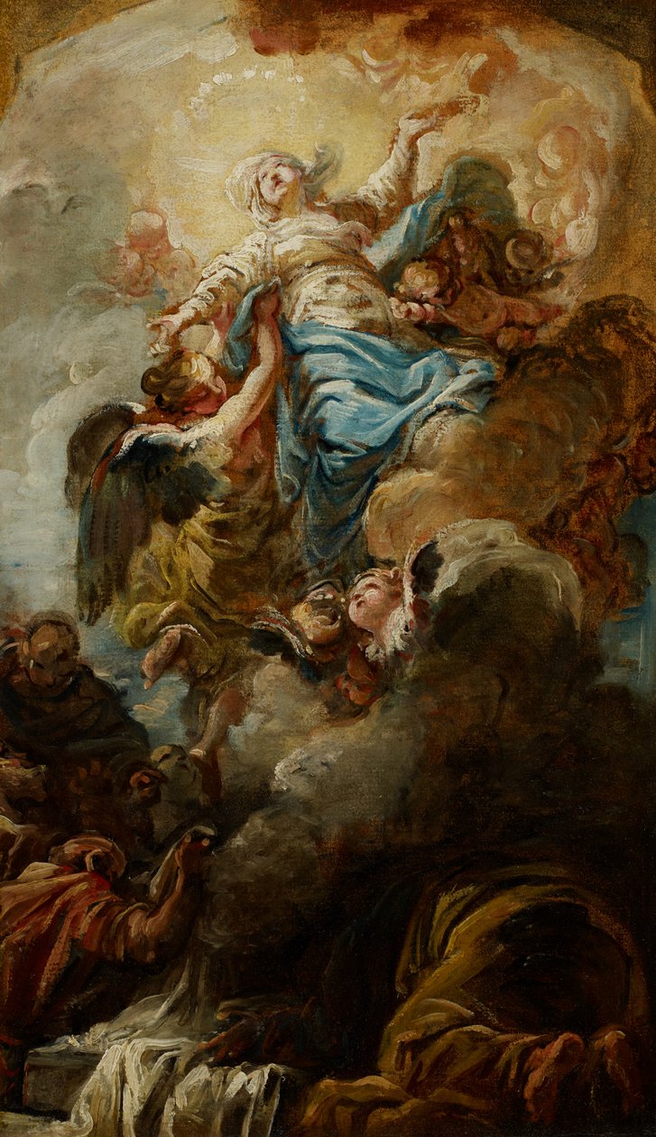 Study for the Assumption of the Virgin by Jean Baptiste Deshays de Colleville