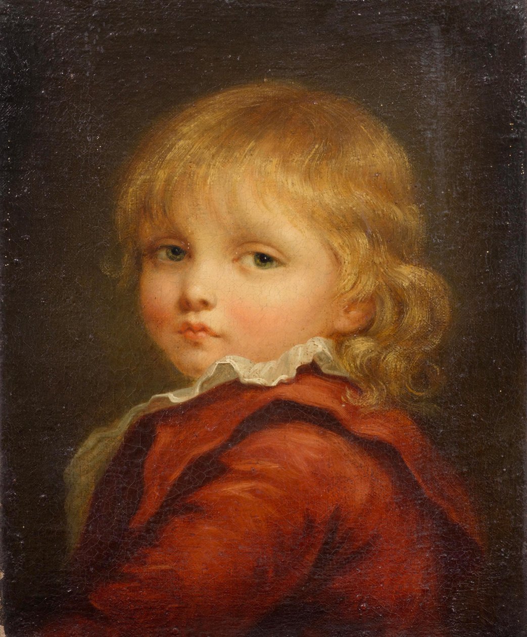 Portrait of a Boy with a Red Coat by Jean Baptiste Greuze
