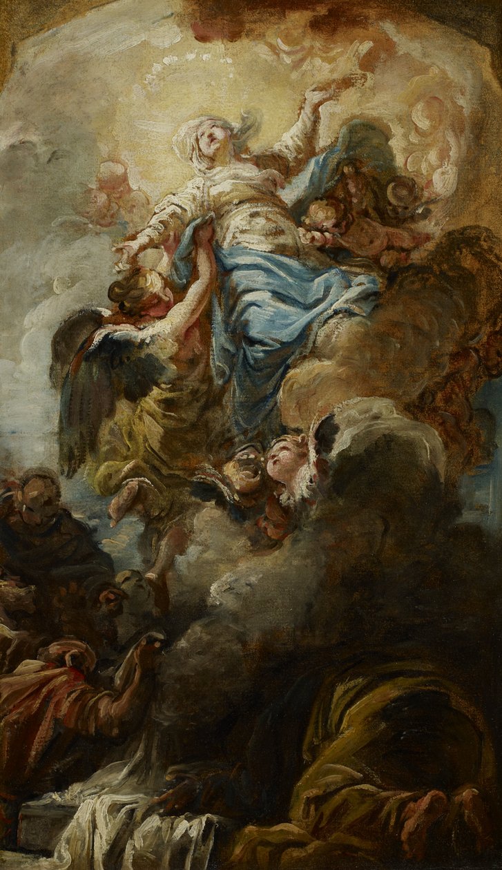 Study for the Assumption of the Virgin by Jean Baptiste Henri Deshays