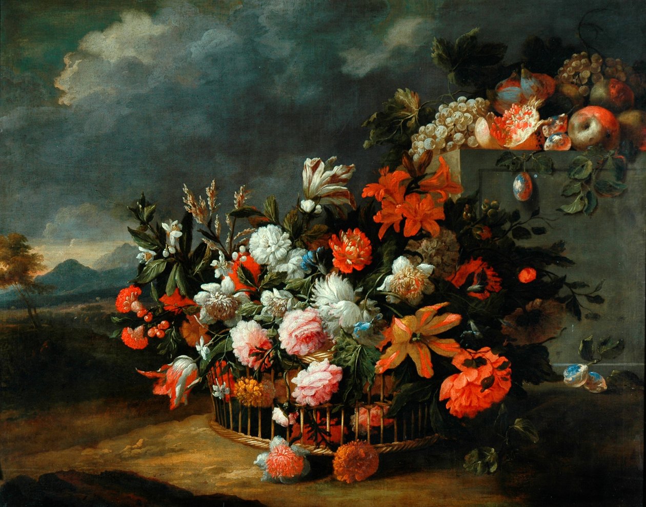 Basket of Flowers by Jean Baptiste Monnoyer