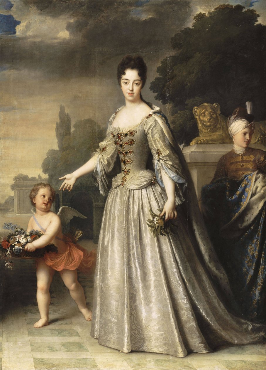 Portrait of Marie-Adélaïde of Savoy by Jean Baptiste Santerre
