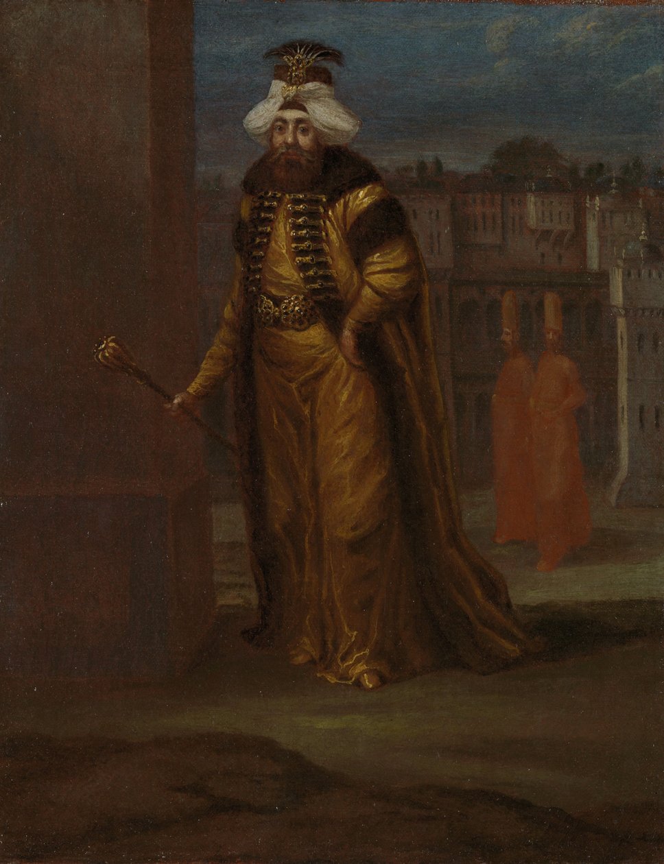 24th Sultan and 103rd Caliph of Islam, Mahmud I (1696–1754) by Jean Baptiste Vanmour