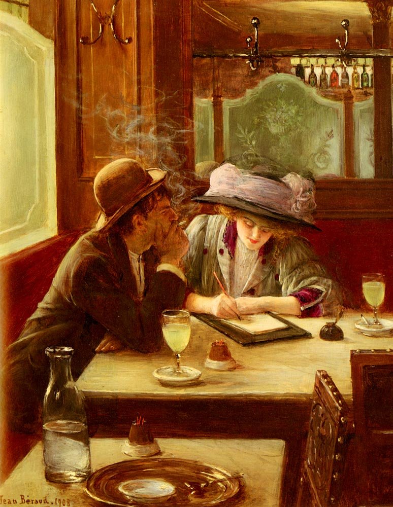 The Letter by Jean Beraud