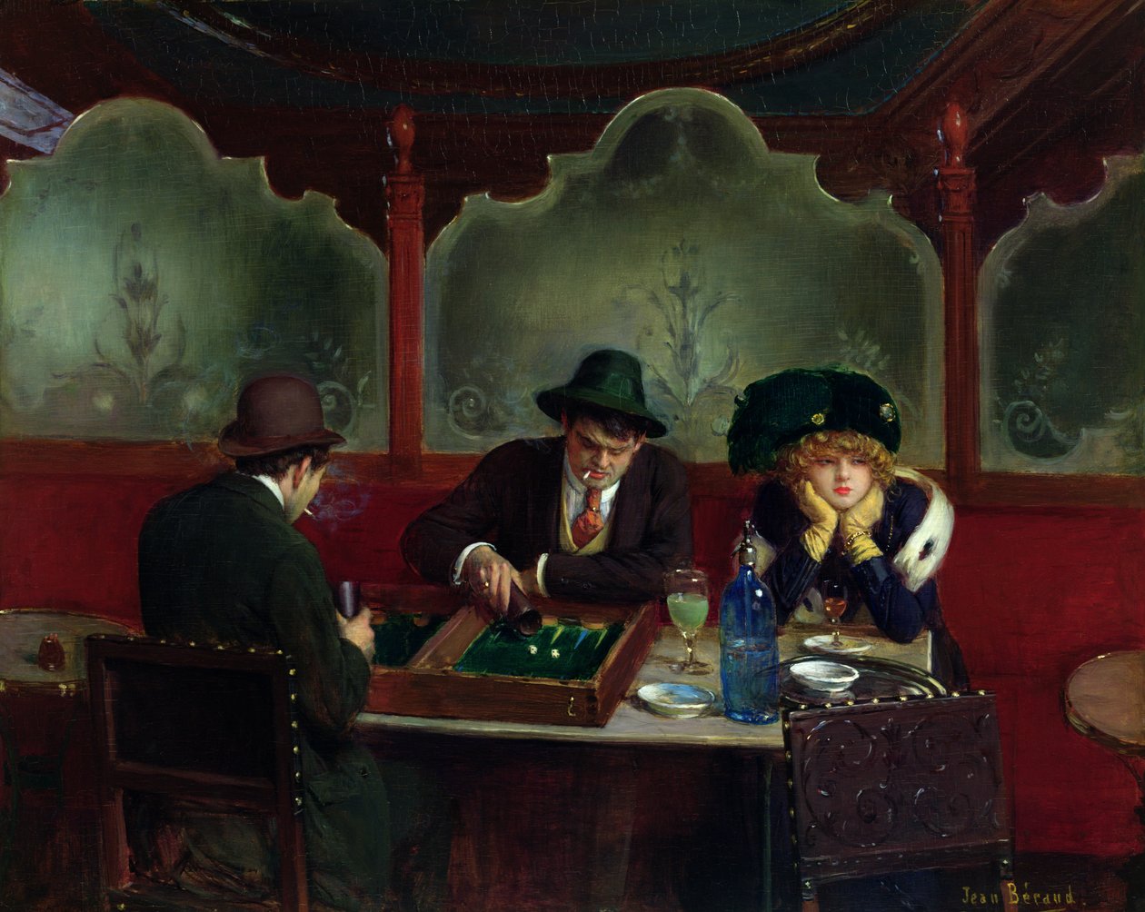 The Backgammon Players by Jean Beraud