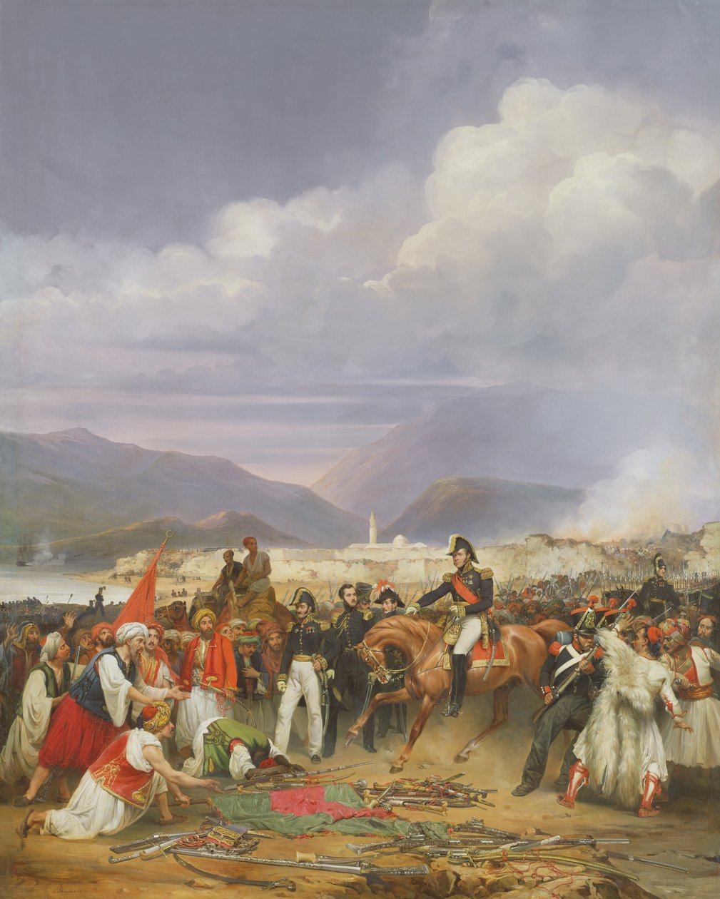 The Capture of Morea Castle, 30th October 1828, 1836 by Jean Charles Langlois