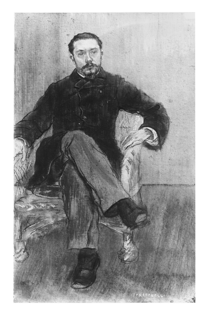 Gustave Geffroy, 1884 by Jean Francois Raffaelli