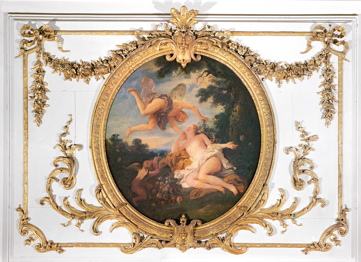Zephyr and Flora, from the Salle de Conseil by Jean François de Troy