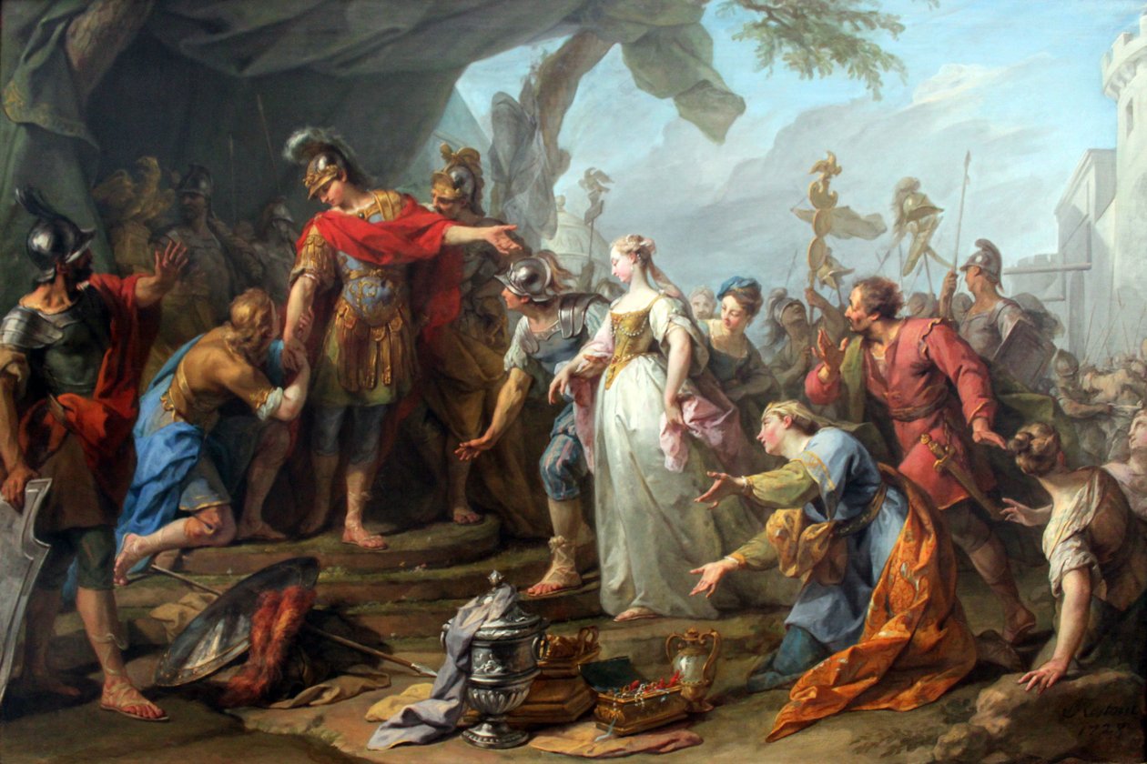 The Magnanimity of Scipio by Jean I Restout