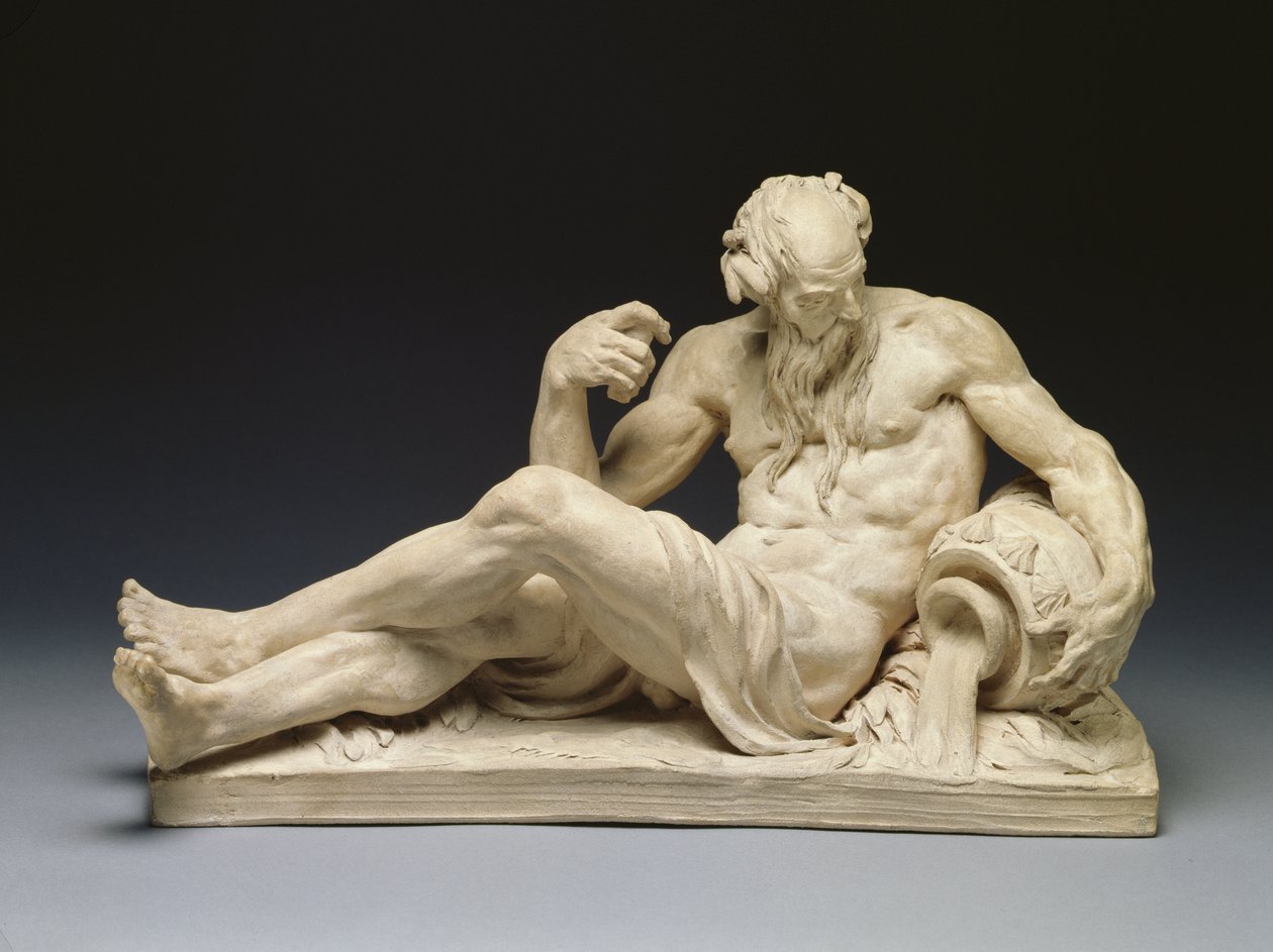 River God (front view) c.1755 by Jean Jacques Caffieri