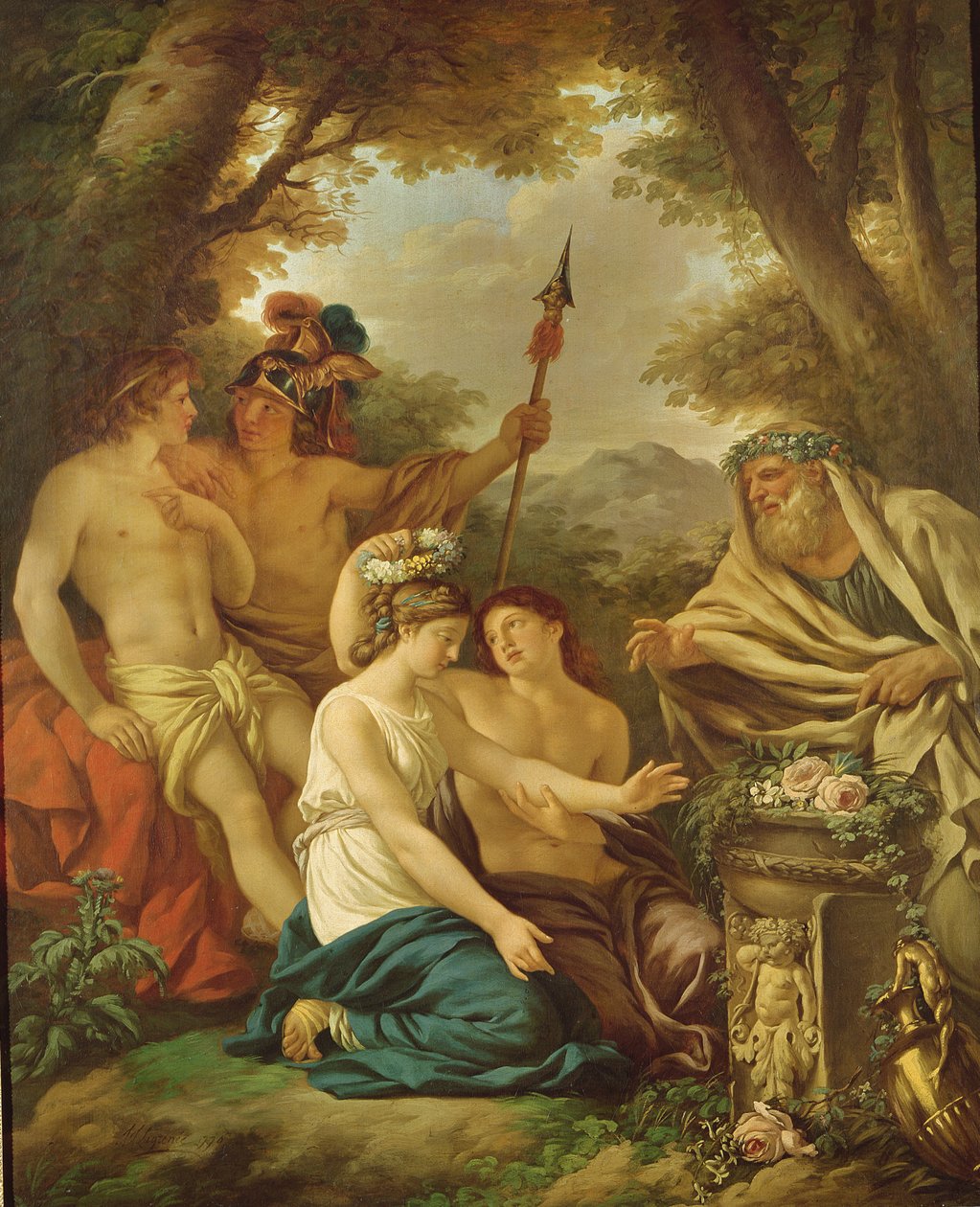 An Ancient Marriage by Jean Jacques II Lagrenee