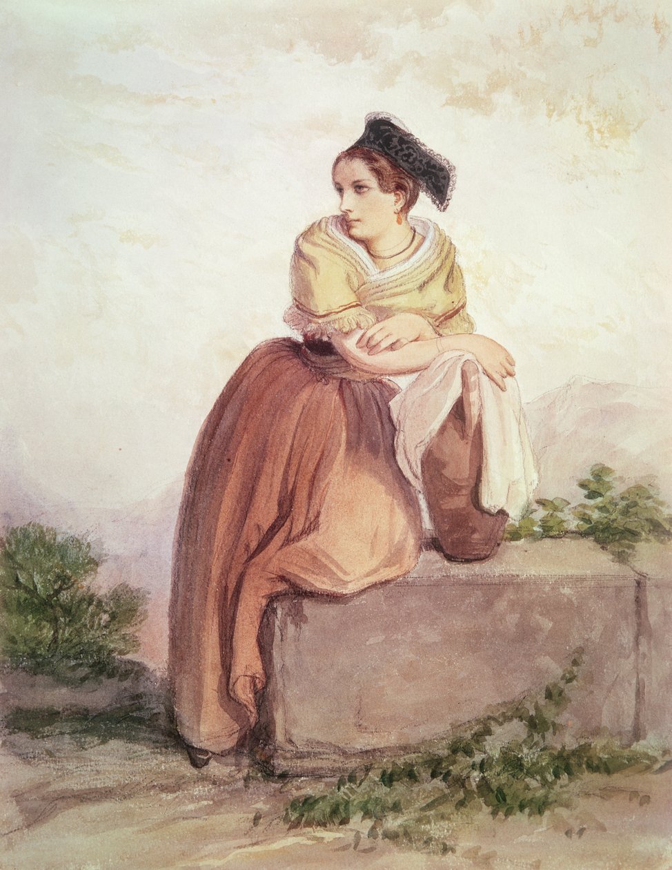 Arlesienne from the Time of Daudet and Bizet by Jean Joseph Bonaventure Laurens