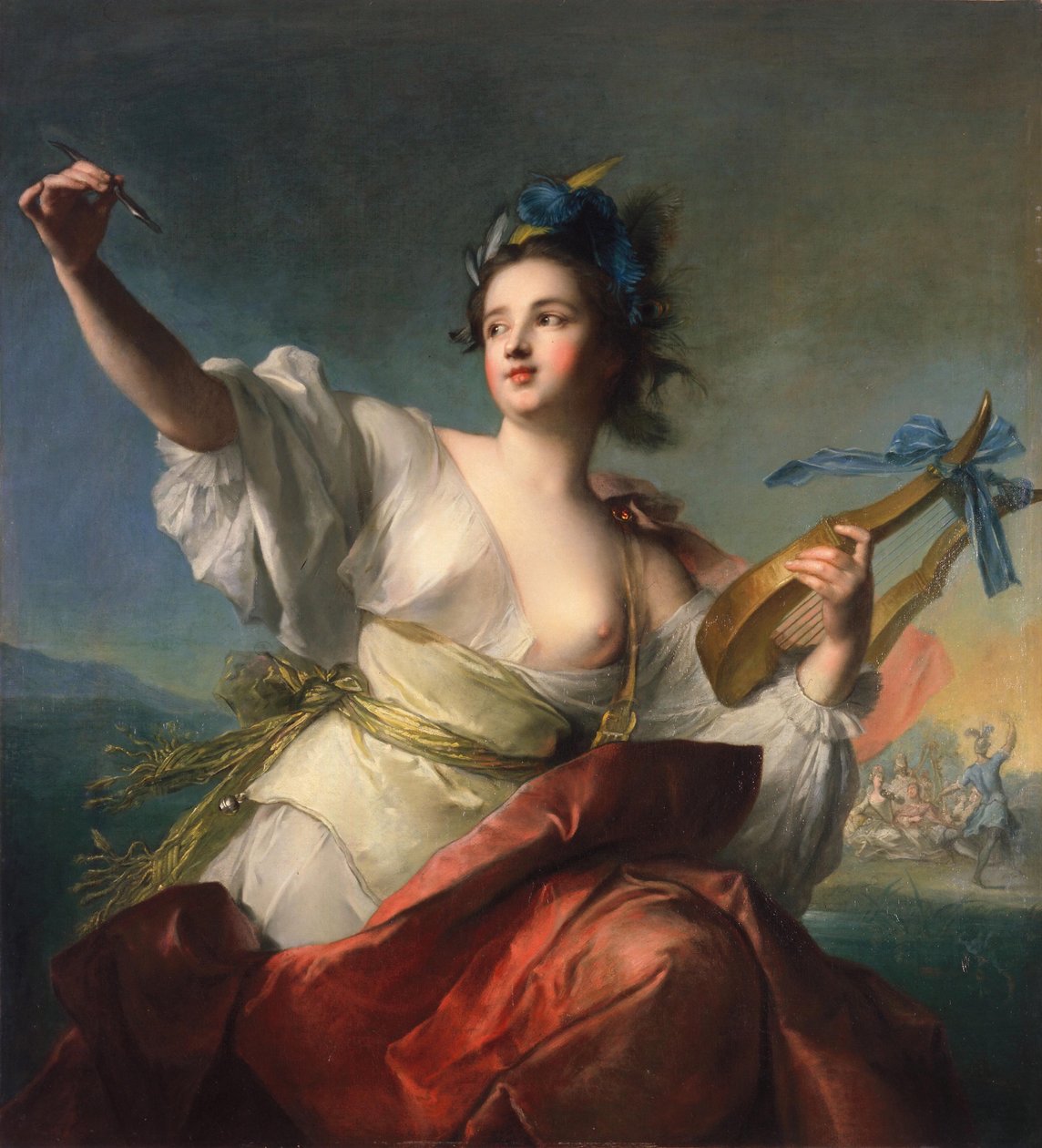 Terpsichore, Muse of Dance by Jean Marc Nattier