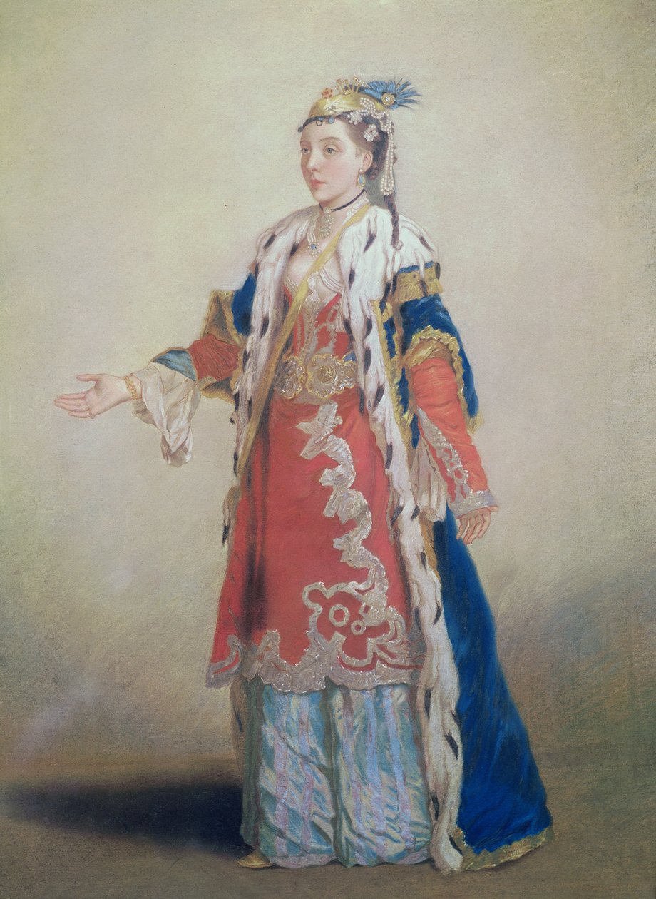 Frankish Woman from Pera, Constantinople by Jean Étienne Liotard