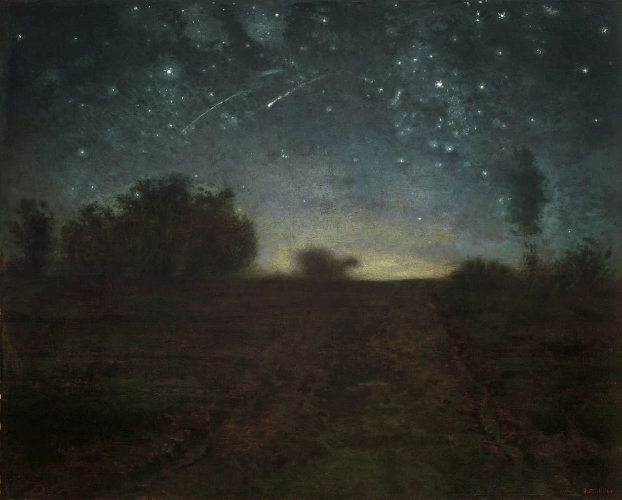 Starry Night, c.1850-65 by Jean Francois Millet