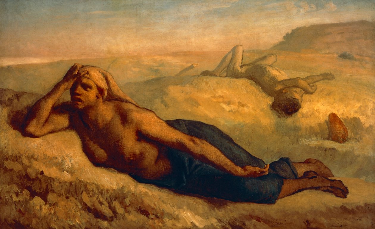 Hagar and Ishmael by Jean Francois Millet