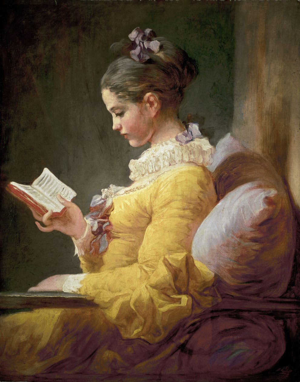 Young Girl Reading by Jean Honore Fragonard