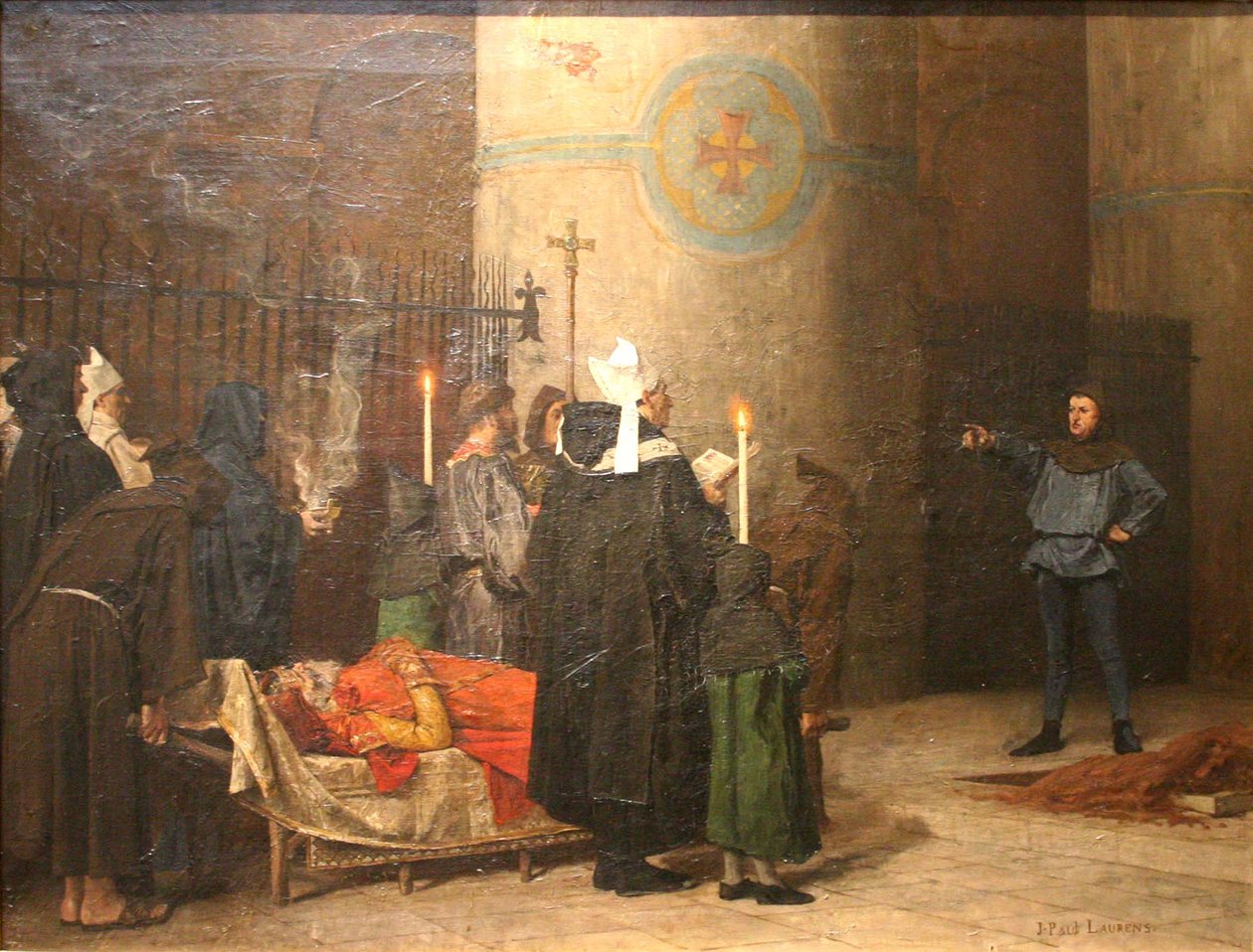 The Funeral of William the Conqueror by Jean Paul Laurens
