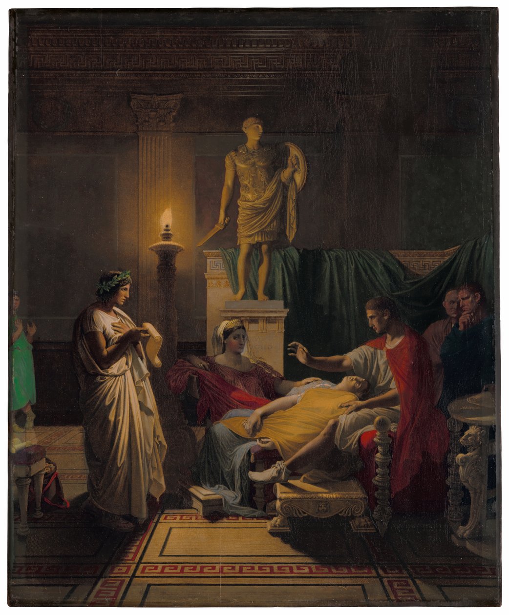 Virgil Reading from the Aeneid by Jean Auguste Dominique Ingres