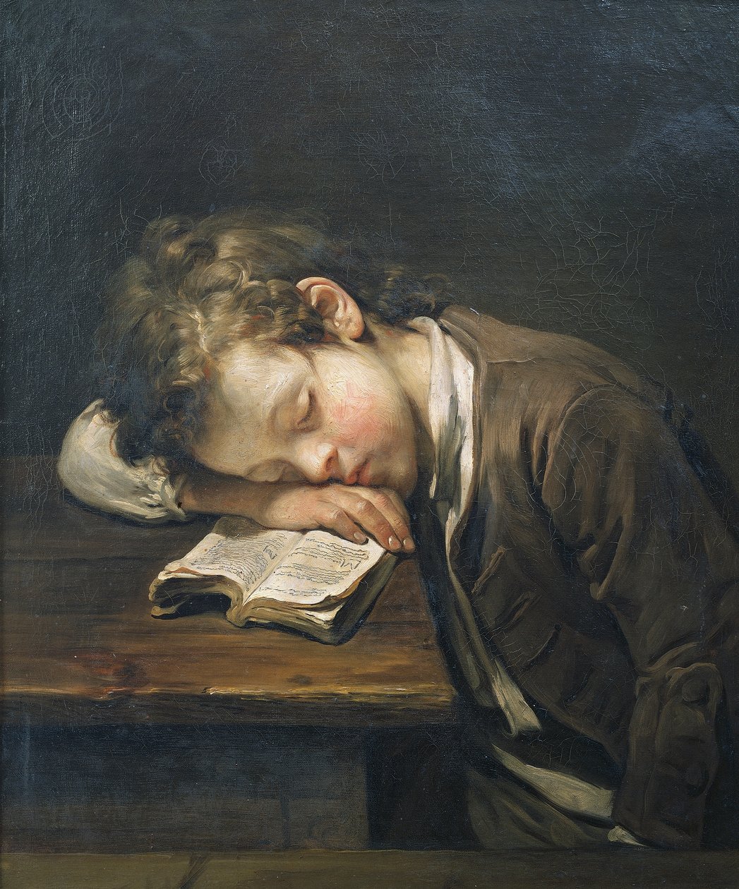The lazy boy by Jean Baptiste Greuze