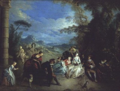 Concert Champetre by Jean Baptiste Joseph Pater