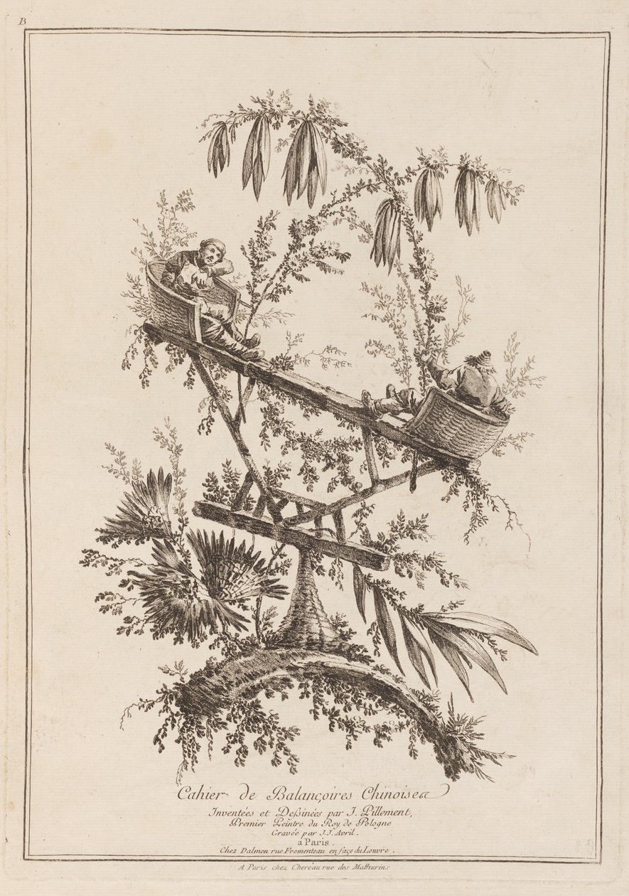 Notebook of Chinese Swings by Jean Baptiste Pillement