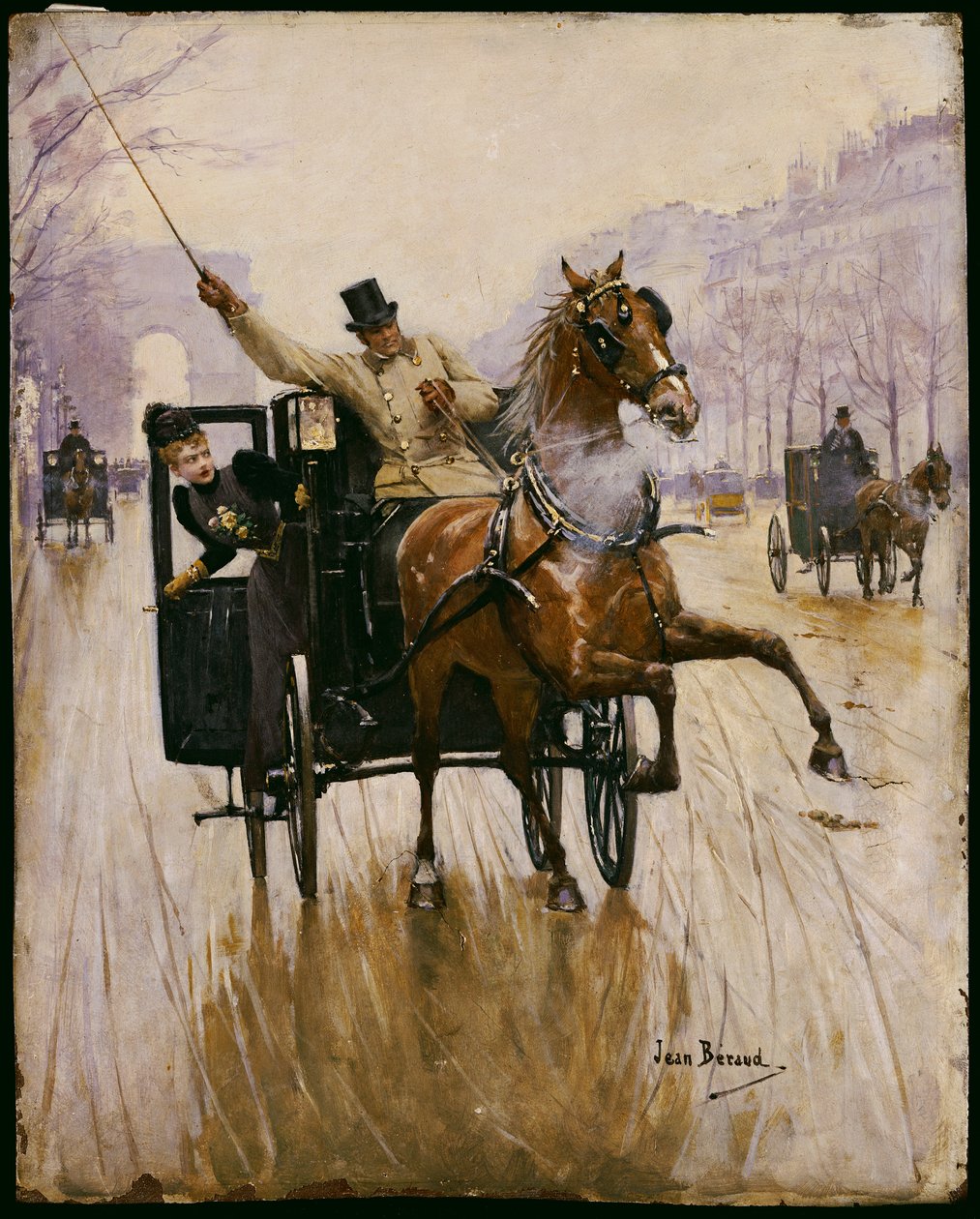 Stop! by Jean Beraud