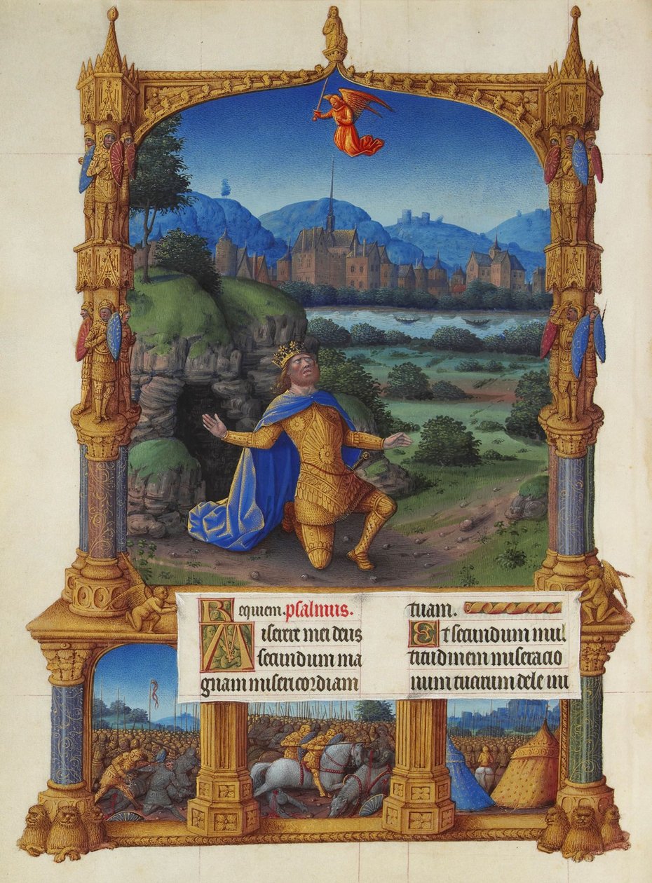 The Penance of David, Psalm 51 by Jean Colombe