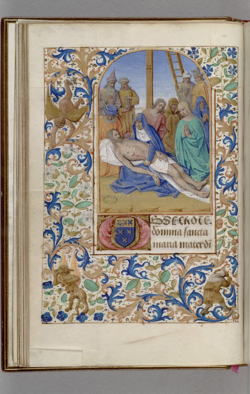 Pietà Book of Hours, 1450-1499 by Jean Fouquet