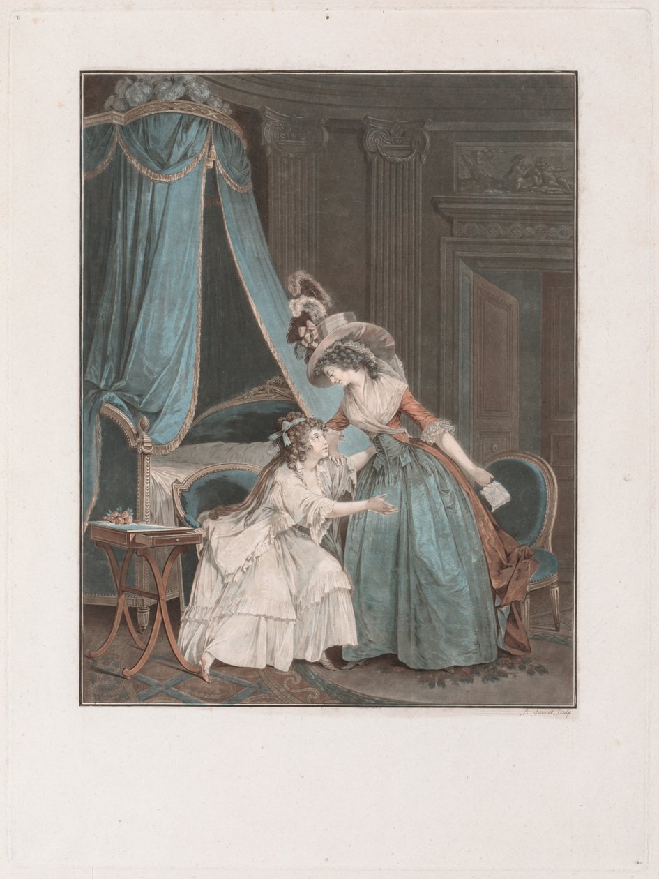 The Indiscretion by Jean Francois Janinet