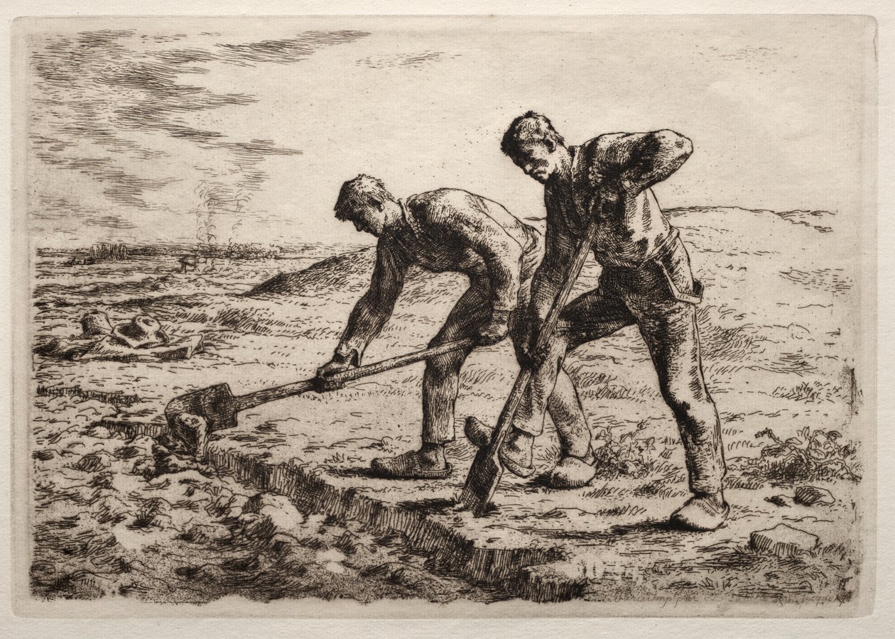 The Diggers by Jean Francois Millet