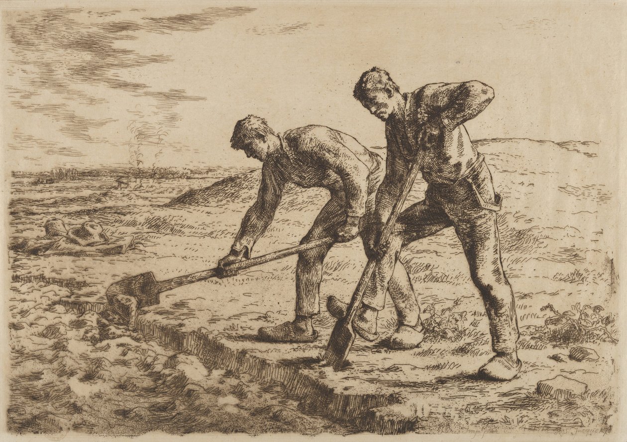 The Diggers by Jean Francois Millet