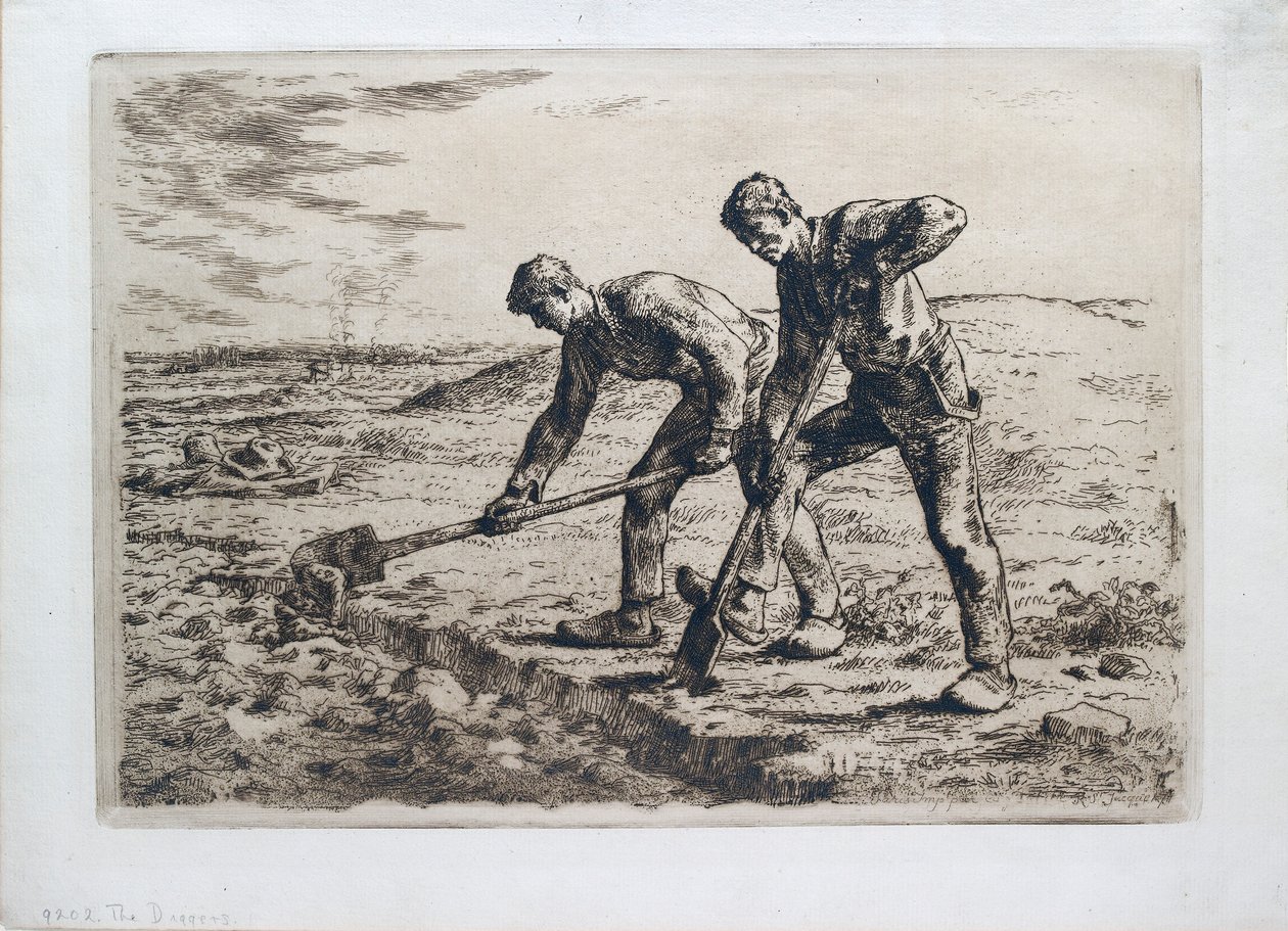 The Diggers by Jean Francois Millet