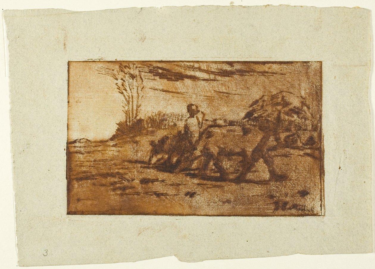 The Two Cows by Jean Francois Millet