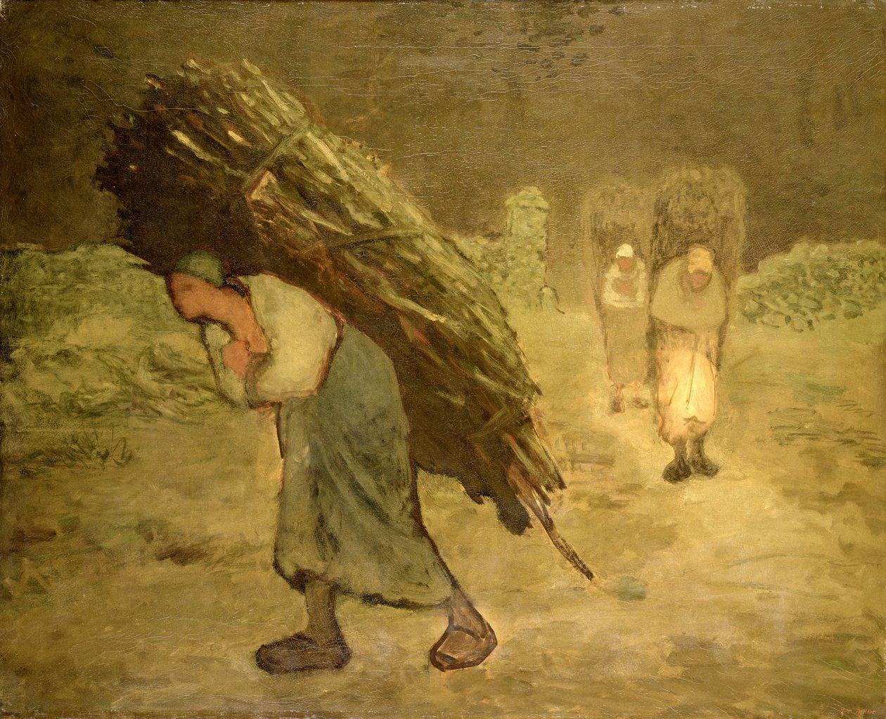 Winter: The Faggot Gatherers by Jean Francois Millet