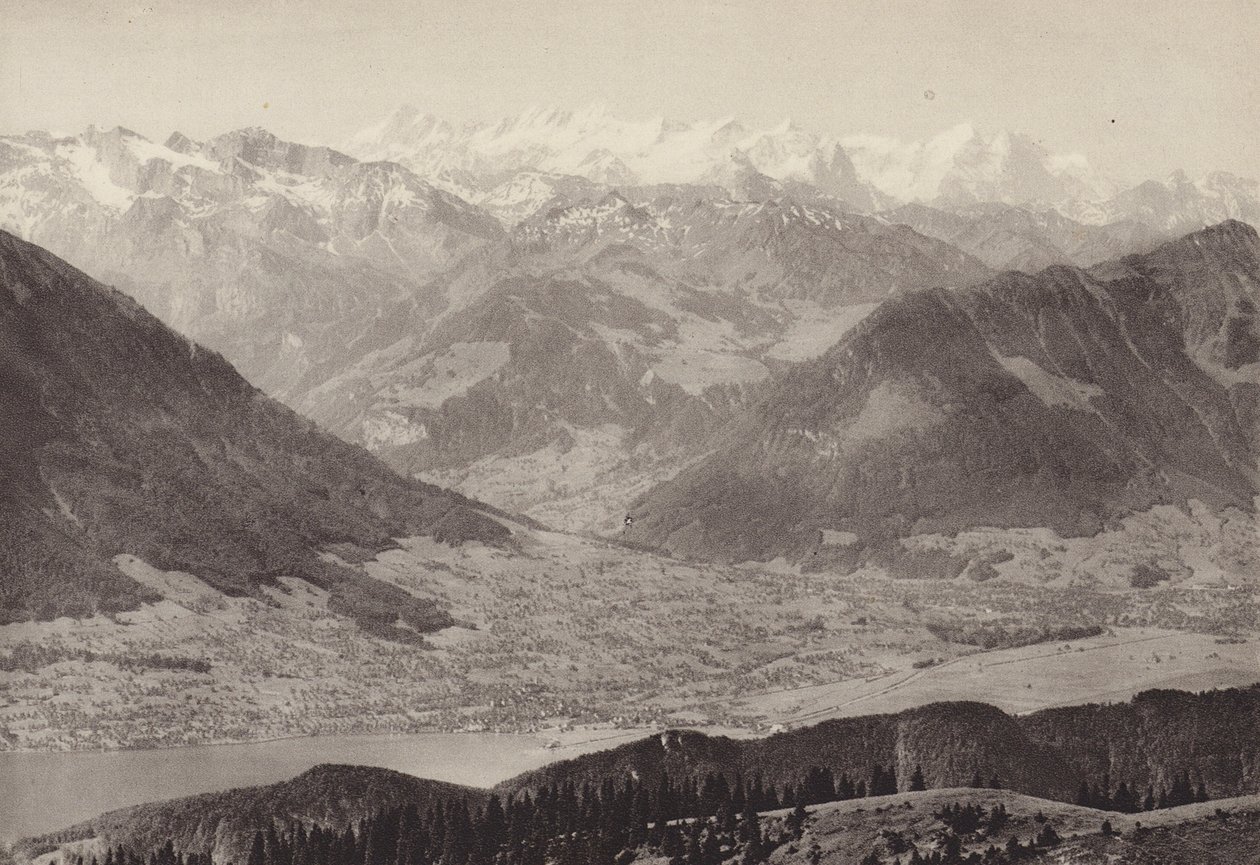 View from Rigi Kulm by Jean Gaberell