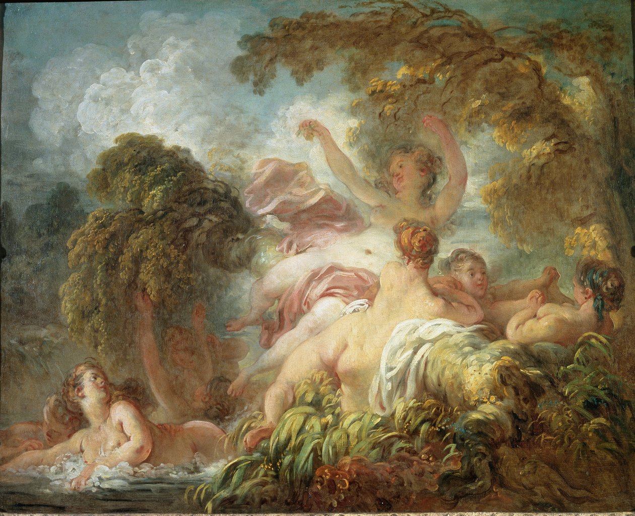 Bathers by Jean Honore Fragonard