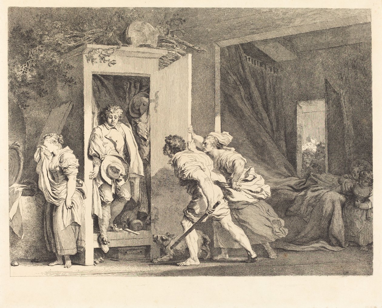 The Armoire by Jean Honore Fragonard