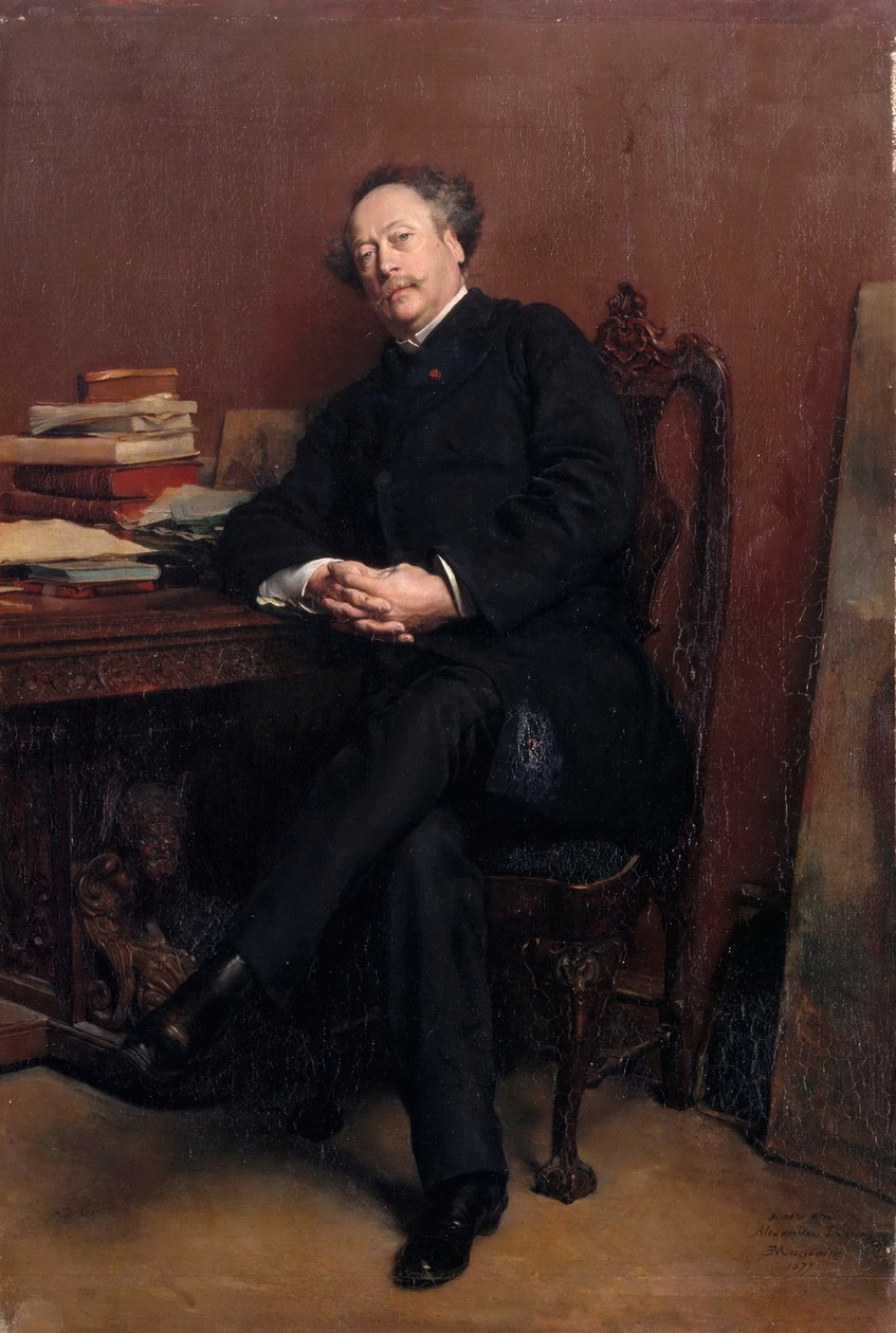 Alexandre Dumas, fils by Jean Louis Ernest Meissonier