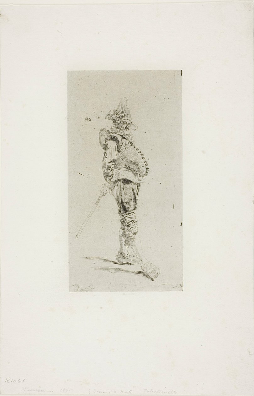 Punchinello by Jean Louis Ernest Meissonier