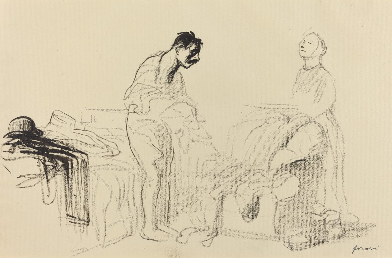 Discharged from Military Service by Jean Louis Forain