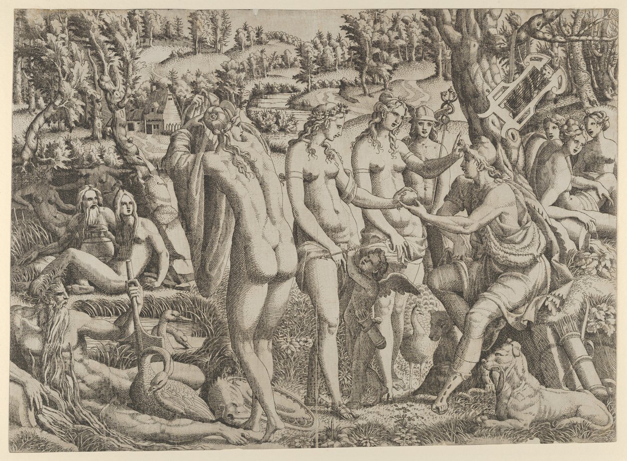 The Judgment of Paris by Jean Mignon