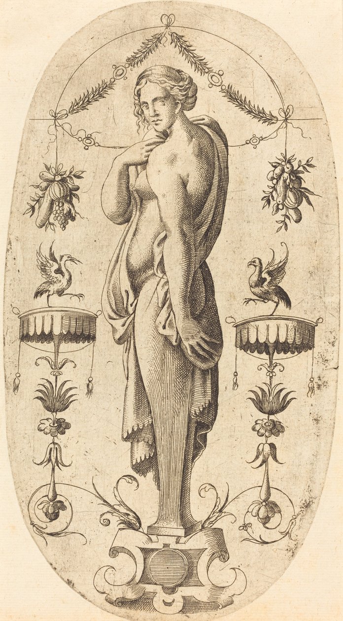 Woman with Left Profile by Jean Mignon
